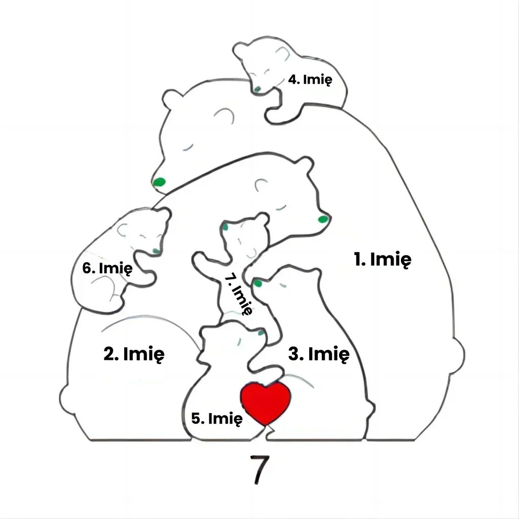 Rodzina Przytulających Niedźwiadków