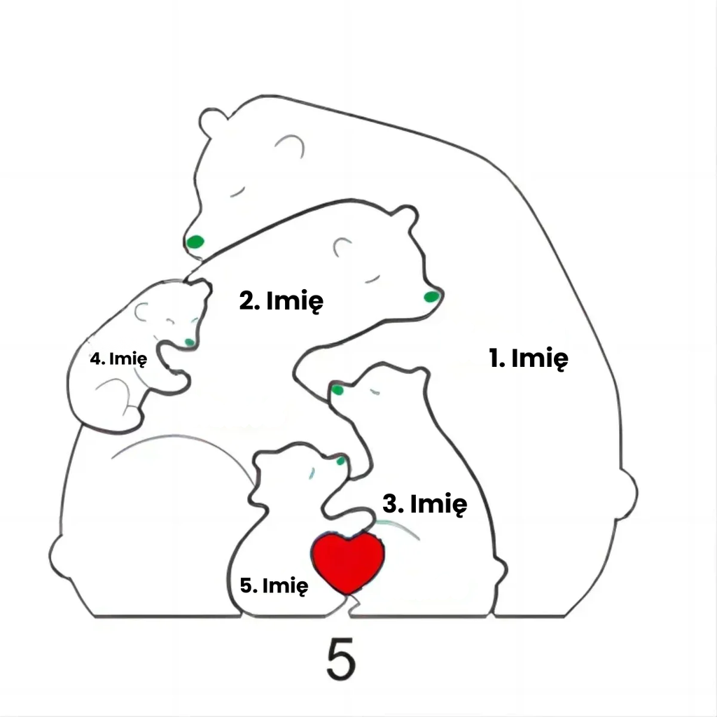 Rodzina Przytulających Niedźwiadków