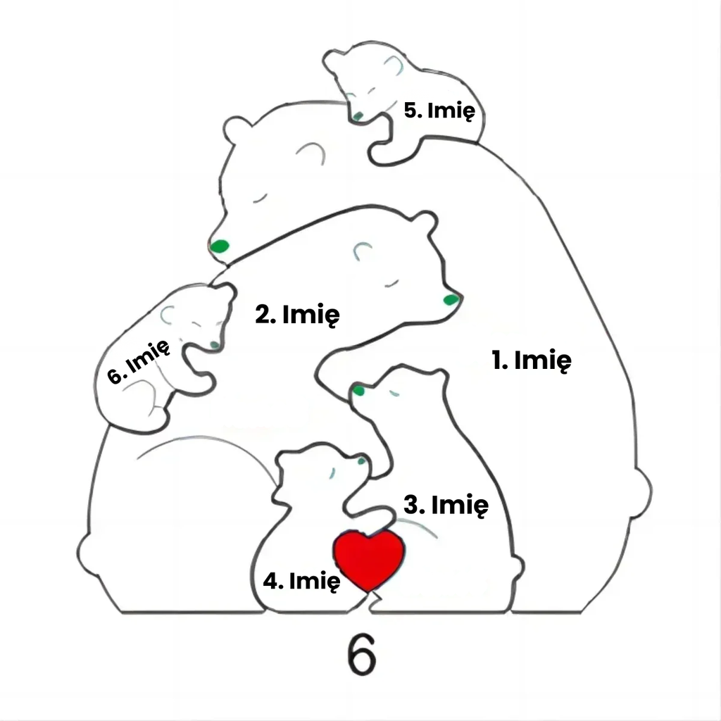 Rodzina Przytulających Niedźwiadków