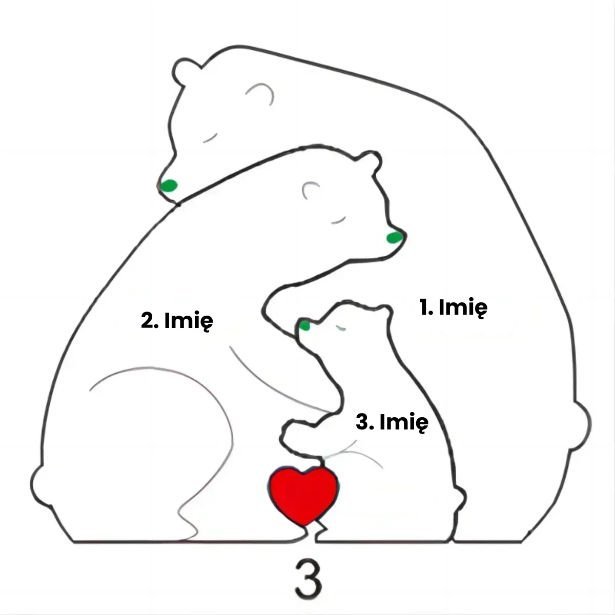 Rodzina Przytulających Niedźwiadków