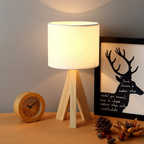 NordicTripod Drewniana Lampa