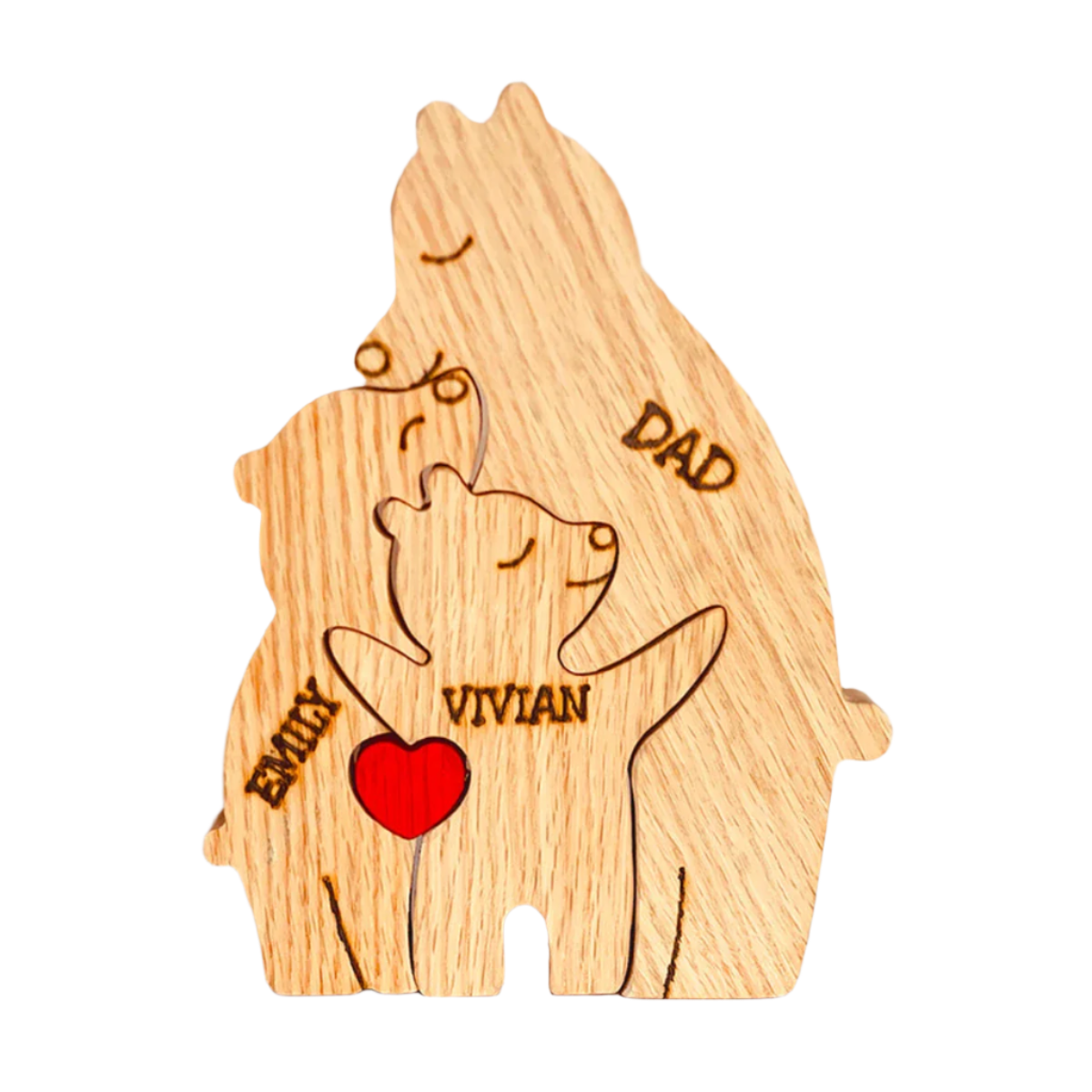 Rodzina Jednorodzinna Przytulający Miś - Symbol miłości