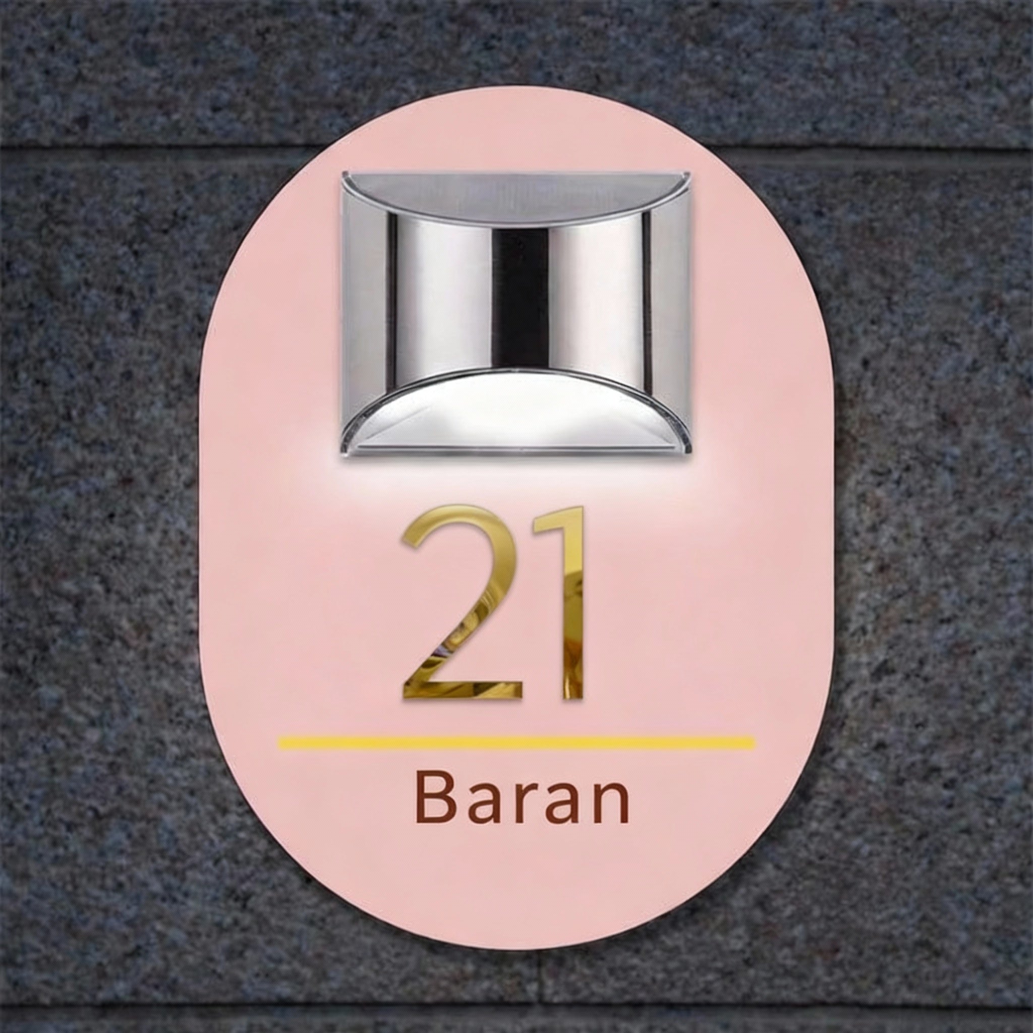 Spersonalizowany owalny 3D panel słoneczny na dom