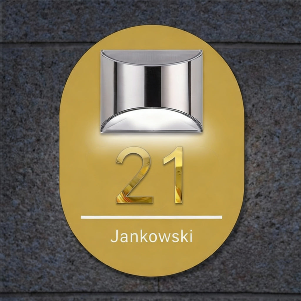 Spersonalizowany owalny 3D panel słoneczny na dom