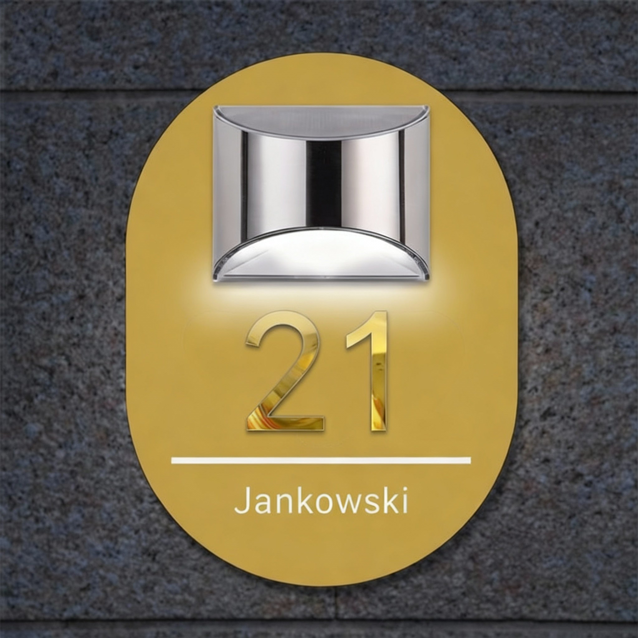 Spersonalizowany owalny 3D panel słoneczny na dom