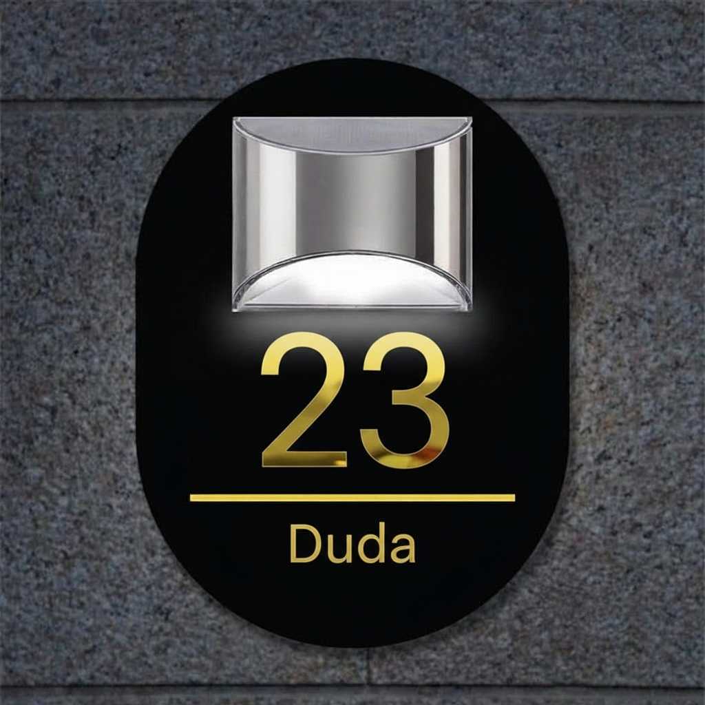 Spersonalizowany owalny 3D panel słoneczny na dom