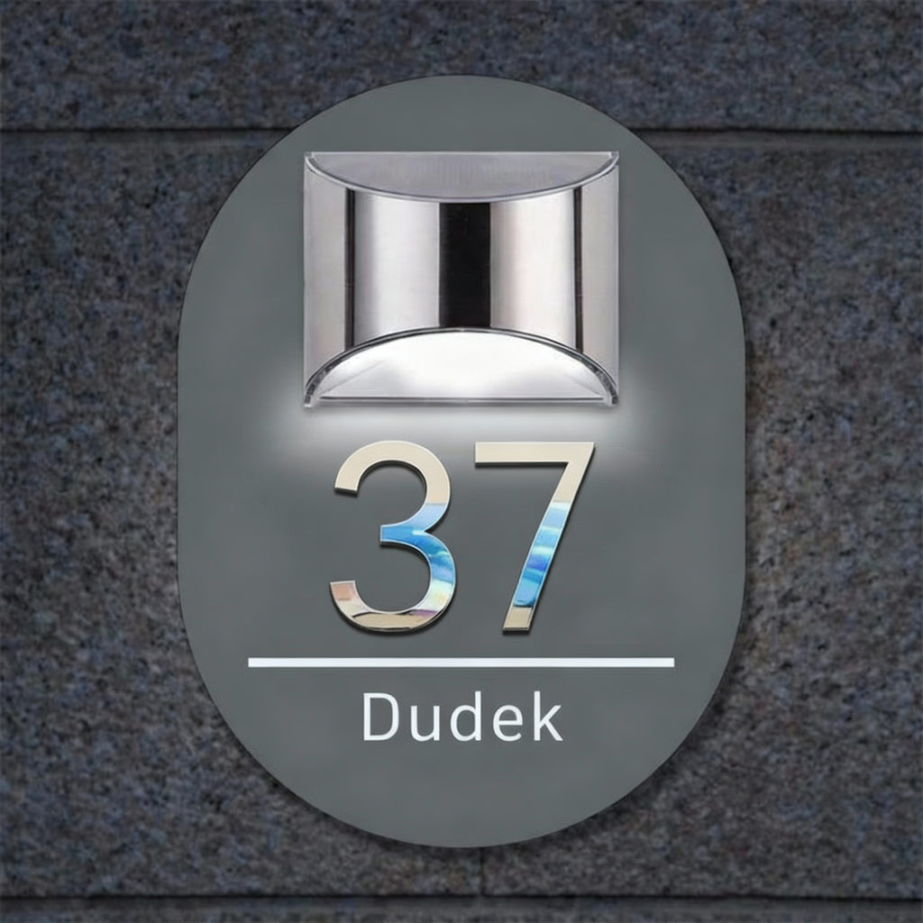 Spersonalizowany owalny 3D panel słoneczny na dom